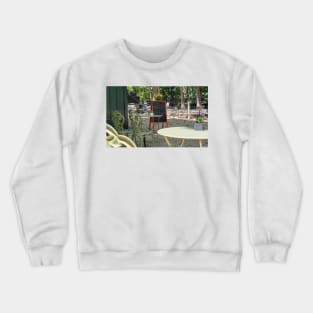 Paris Luxembourg Gardens Cafe Crewneck Sweatshirt